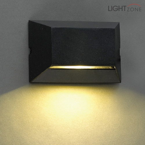 LED 카프리 1등 방수 벽등 (흑색)