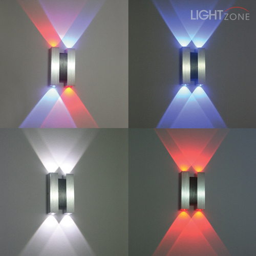 LED 11자 벽등 (각색/청색/백색/적색)
