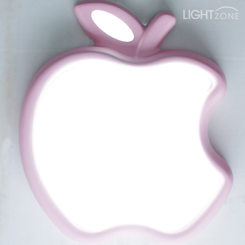 애플 수지 3등 (핑크, 삼파장 램프포함)