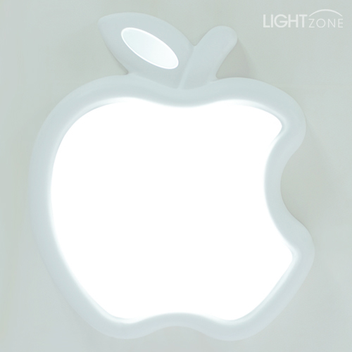 애플 수지 3등 (화이트, 삼파장 램프포함)