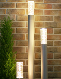 에어버블(화이트) LED 슬림 잔디등[소/중/대] (Ø60/ 0.46M, 0.76M, 1.05M)