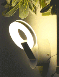 LED 타원 아크릴 벽등 6W (화이트)