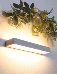 LED 직사각 간접 벽등 12W (화이트/블랙)