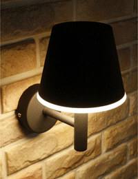 엘르 LED 외부벽등 8W (블랙)