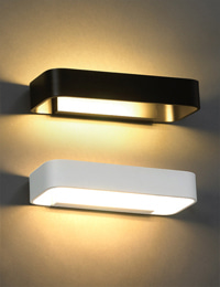 엘론 LED 벽등 9W (B형) (흑색/백색)