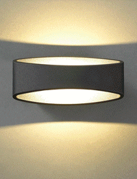 오벳사각 LED 벽등 H형 5W (흑색/백색)