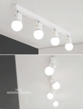 티피4등 LED 직부 (블랙/화이트/그레이)