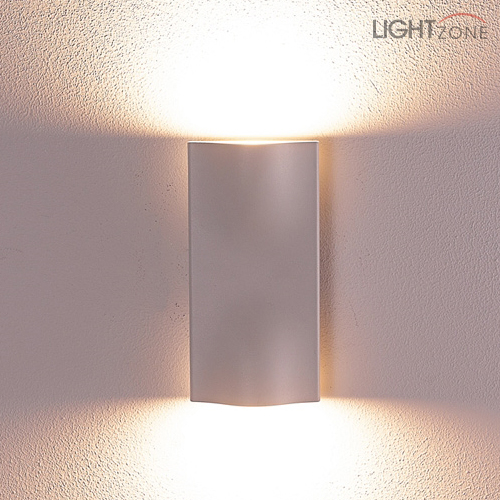 LED 루시 2등 방수 벽등 (흑색/회색)