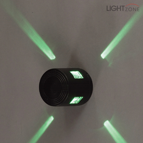 LED 원형 프리즘(小) 방수 벽등 (녹색/적색/청색/백색/G9)