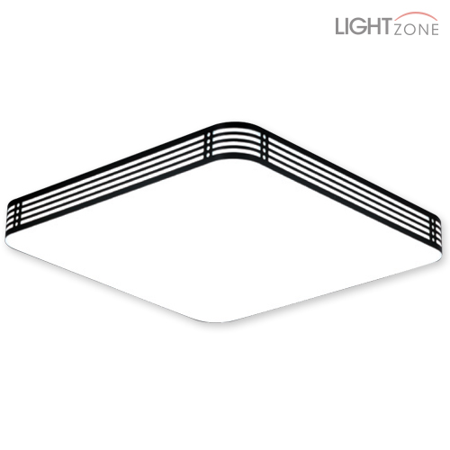 [삼성칩] 엘리트 LED 방등(검정, 정사각/직사각)