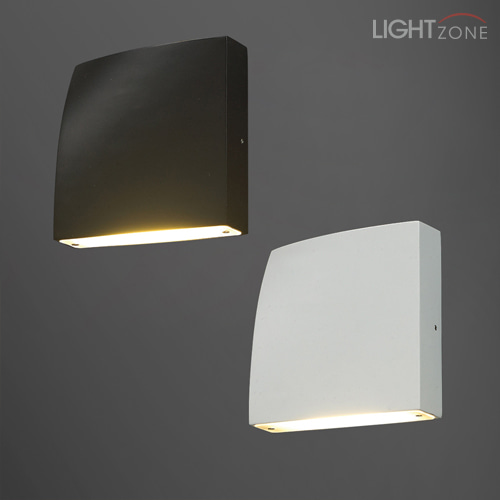 엘론 LED 벽등 6W (C형) (흑색/백색)
