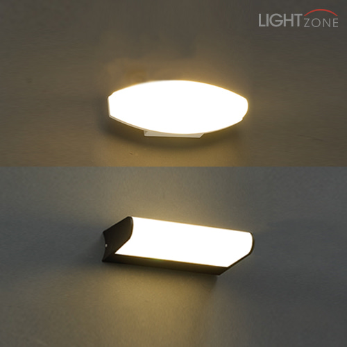 에머라 LED 벽등 12W (A형, B형) (흑색/백색)