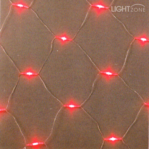 LED 네트조명 (적색)