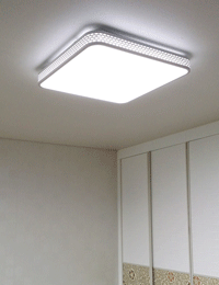 큐빅 LED 방등(블랙/화이트)
