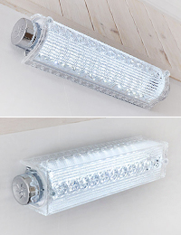 LED 수정아이스 욕실등 크롬(원형/사각형)18W