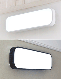 LED 체이스 주방등 욕실등(타공/솔리드타입)(블랙/화이트) 25W