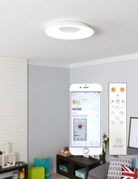 스마트 더글로링 LED 직부등 50W (스마트폰 APP+리모콘)