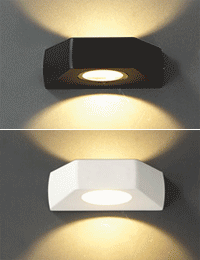 바룩 LED 벽등 5W (B형) (흑색/백색)