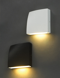 엘론 LED 벽등 6W (C형) (흑색/백색)
