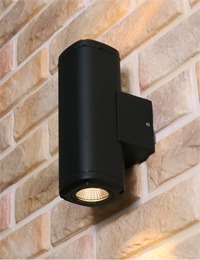 포이즈 LED 2등 벽등 10W (블랙)